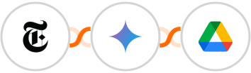 New York Times + Gemini AI + Google Drive Integration