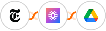 New York Times + TextCortex AI + Google Drive Integration