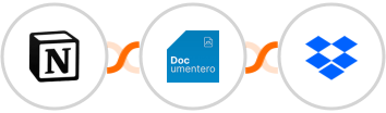Notion + Documentero + Dropbox Integration