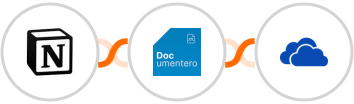 Notion + Documentero + OneDrive Integration