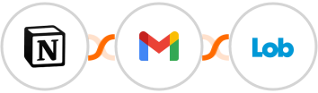 Notion + Gmail + Lob Integration