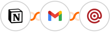 Notion + Gmail + Mailgun Integration