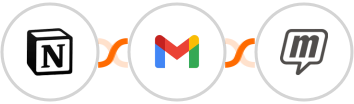 Notion + Gmail + MailUp Integration