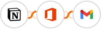Notion + Microsoft Office 365 + Gmail Integration
