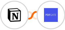 Notion + PDFGate Integration