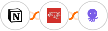 Notion + SMS Alert + EmailOctopus Integration