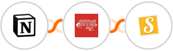 Notion + SMS Alert + Stannp Integration