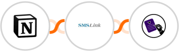 Notion + SMSLink  + CLOSEM  Integration