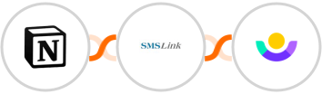 Notion + SMSLink  + Customer.io Integration