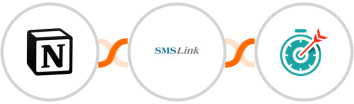 Notion + SMSLink  + Deadline Funnel Integration