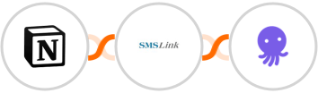 Notion + SMSLink  + EmailOctopus Integration