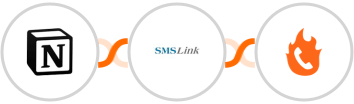 Notion + SMSLink  + PhoneBurner Integration