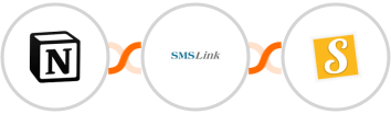 Notion + SMSLink  + Stannp Integration