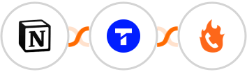 Notion + Textline + PhoneBurner Integration