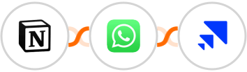 Notion + WhatsApp + Saleshandy Integration
