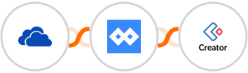 OneDrive + Replug + Zoho Creator Integration