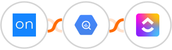 Ontraport + Google BigQuery + ClickUp Integration