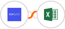 PDFGate + Microsoft Excel Integration