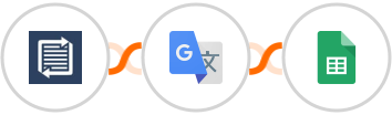 Phaxio + Google Translate + Google Sheets Integration