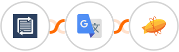 Phaxio + Google Translate + Zeplin Integration
