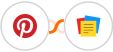 Pinterest + Zoho Notebook Integration