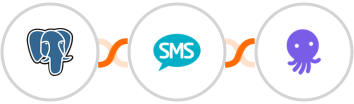 PostgreSQL + Burst SMS + EmailOctopus Integration