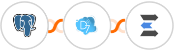 PostgreSQL + D7 SMS + LeadEngage Integration