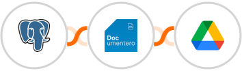 PostgreSQL + Documentero + Google Drive Integration