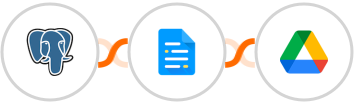PostgreSQL + Documint + Google Drive Integration
