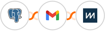PostgreSQL + Gmail + ChartMogul Integration