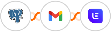 PostgreSQL + Gmail + Lemlist Integration