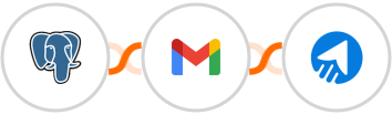 PostgreSQL + Gmail + MailBluster Integration