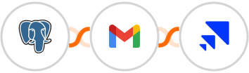 PostgreSQL + Gmail + Saleshandy Integration