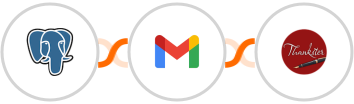 PostgreSQL + Gmail + Thankster Integration