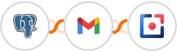 PostgreSQL + Gmail + Tomba Integration