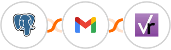 PostgreSQL + Gmail + VerticalResponse Integration