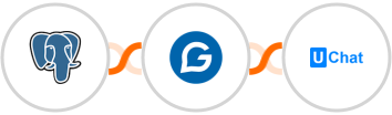 PostgreSQL + Gravitec.net + UChat Integration