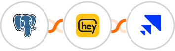 PostgreSQL + Heymarket SMS + Saleshandy Integration