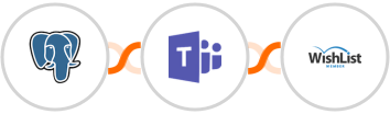 PostgreSQL + Microsoft Teams + WishList Member Integration