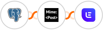 PostgreSQL + MimePost + Lemlist Integration