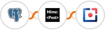 PostgreSQL + MimePost + Tomba Integration