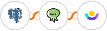 PostgreSQL + Octopush SMS + Customer.io Integration