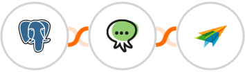 PostgreSQL + Octopush SMS + Sendiio Integration