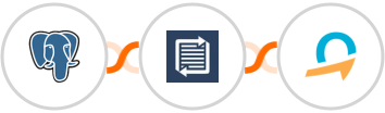 PostgreSQL + Phaxio + Quentn Integration