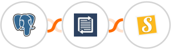 PostgreSQL + Phaxio + Stannp Integration