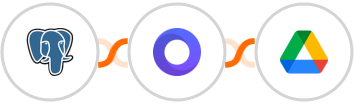 PostgreSQL + Placid + Google Drive Integration