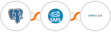 PostgreSQL + sendSMS + SMSLink  Integration