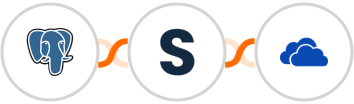 PostgreSQL + Shopia + OneDrive Integration