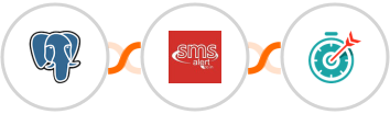 PostgreSQL + SMS Alert + Deadline Funnel Integration