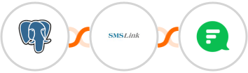 PostgreSQL + SMSLink  + Flock Integration